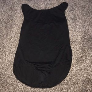 Black stretchy leotard/bodysuit